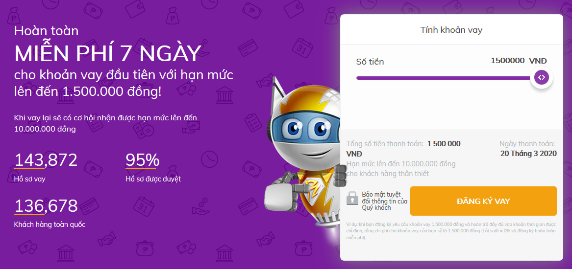 Hướng dẫn vay tiền RoboCash thành công